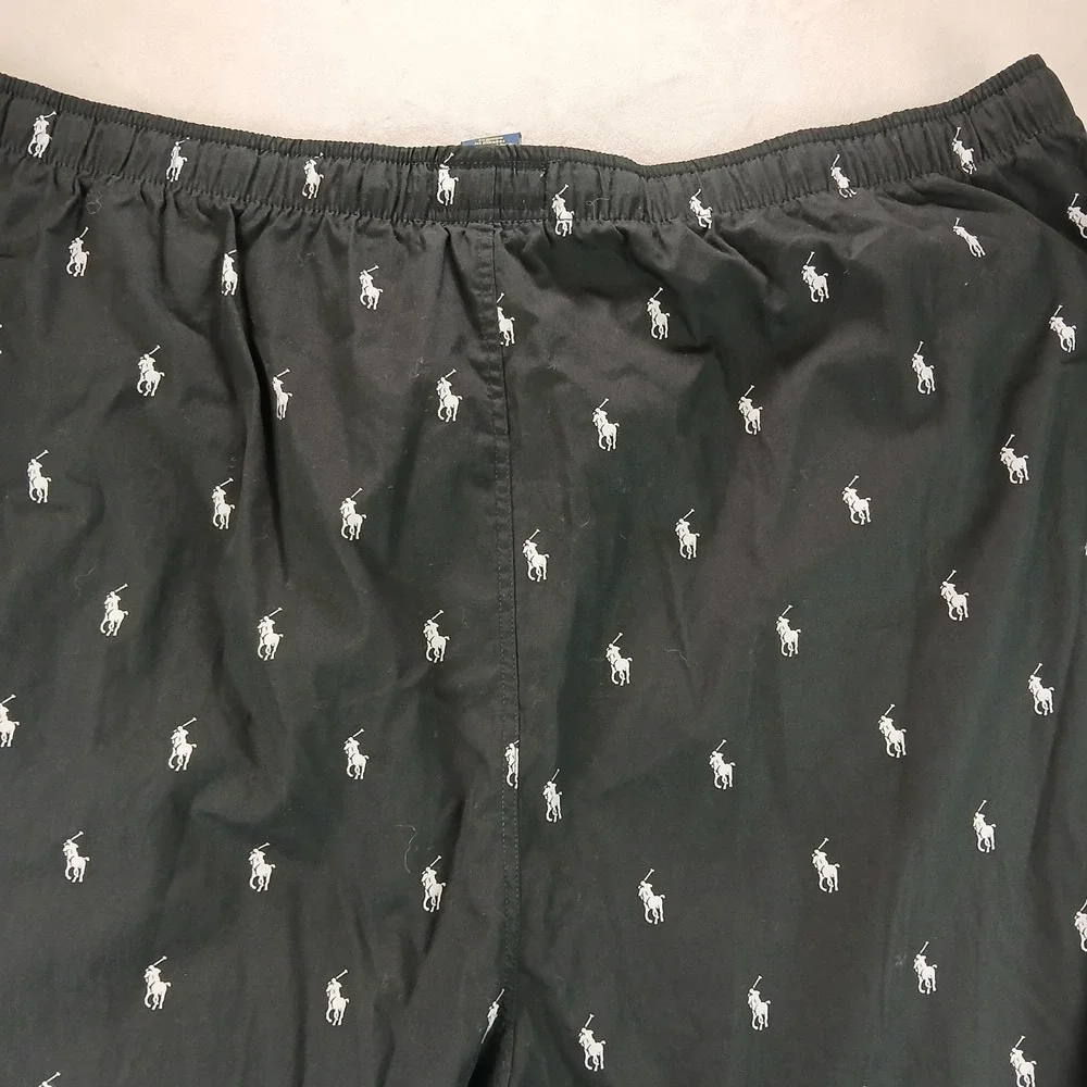 Polo Ralph Lauren XLT Mens Pajama Pants Black Loungewear
